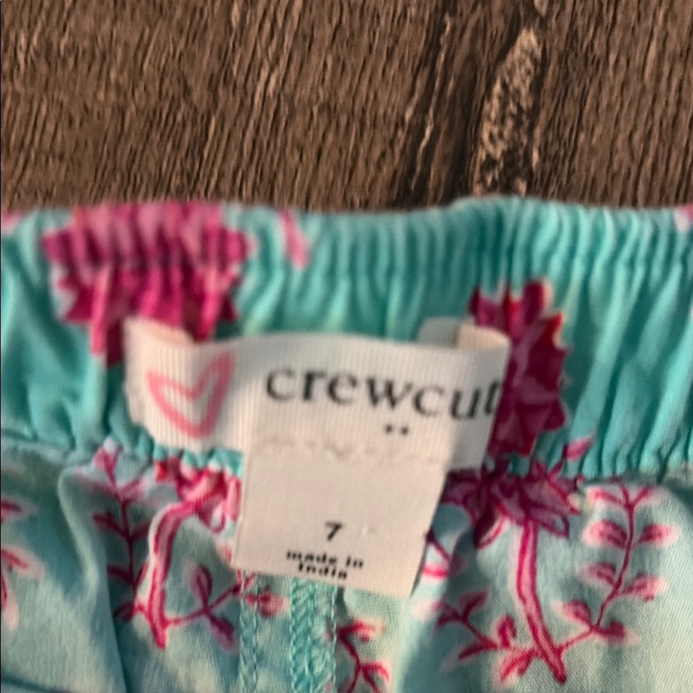 Turquoise Floral Ruffle Shorts - Picture 2 of 2